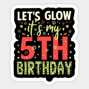 Its My 5th Birthday Gift Sticker